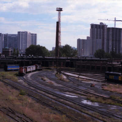 Photograph, CN Spadina Roundhouse Toronto 1985-08.