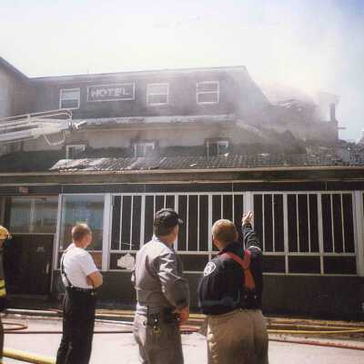 Photograph, Capreol Hotel Fire.