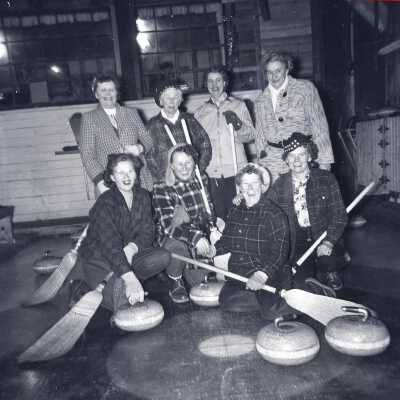 Photograph, Curling Team, Capreol, Ontario. Unknown People