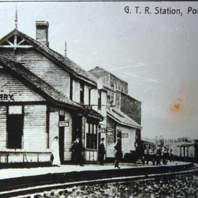 Photograph, CNR Station at Port Perry, Ontario.