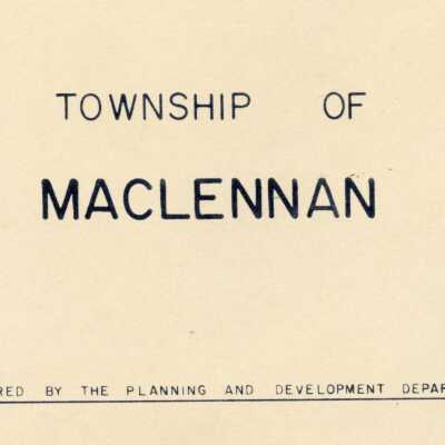 Township Map, MacLennan.