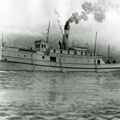 Photograph - Painting of ship Philadelphia, Algoma Central Steamship Line