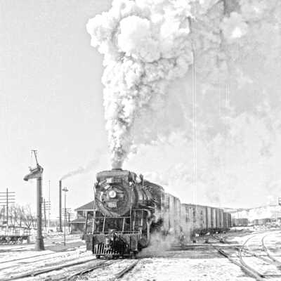 Photograph - Steam locomotive in the Capreol yard