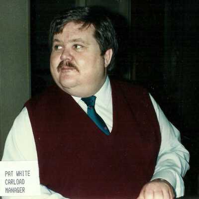 Photograph, Pat White, Carload Manager.