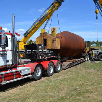 Photograph, NORMHC, Hot Metal Car Move into Prescott Park.