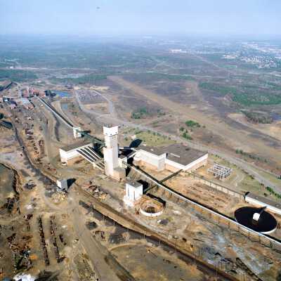 Photograph, Falconbridge Mine, Aerial.