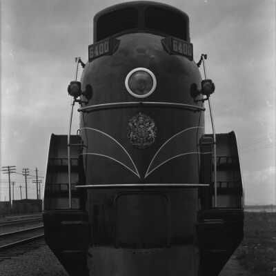 Photograph, Royal Train Locomotive Canadian National Railways (CNR) 6400.