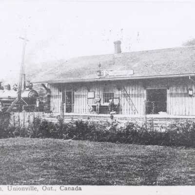 Photograph, CNR Station at Unionville, Ontario.