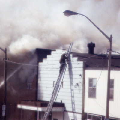 Photograph, Capreol Hardware Store Fire, May 2nd 1986.