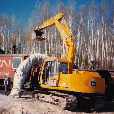 Photograph, Train Derailment, 1988, Set of 175 Pictures.