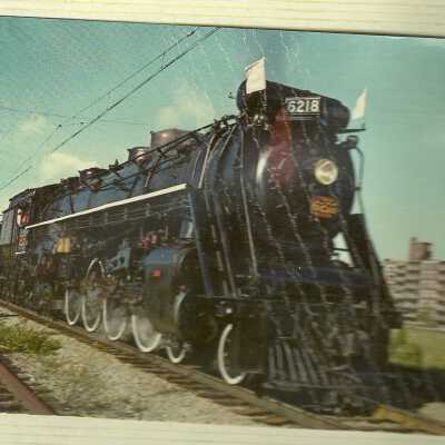 Photograph, CNR Locomotive 6218.