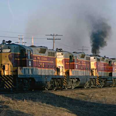 Photograph, Algoma Central Locomotive 156, Sault Ste Marie, 1972.