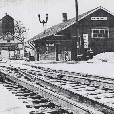 Photograph, CNR Station at Unionville, Ontario.