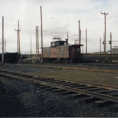 Photograph- Metal Caboose
