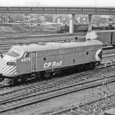 Photograph, Canadian Pacific Locomotive 4073.
