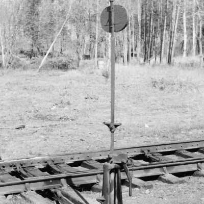 Photograph, CN switchstand near Red Rock b 1970-07.