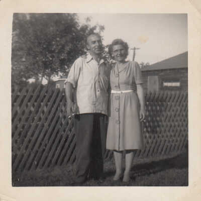 Photograph- "First Home on Ferguson Street"