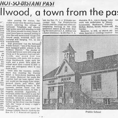 Newspaper - The Not-So-Distant Past: Sellwood, a town from the past Part 1