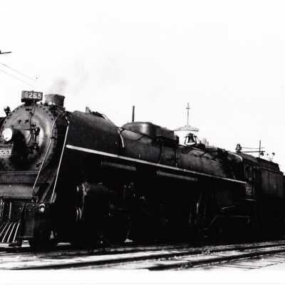 Photograph, CNR Steam Engine 6263