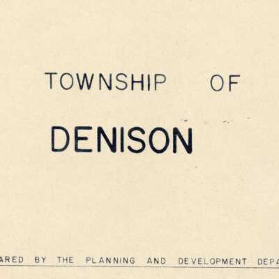 Township Map, Denison.