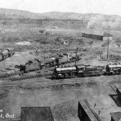 Photograph, CNR Yard Scene, Capreol, Ontario.