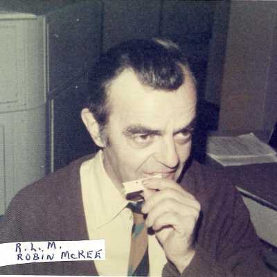 Photograph, Robin McKee.