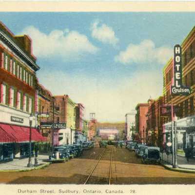 Photograph, Durham Street, Sudbury, Ontario.