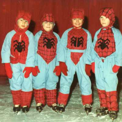 Photograph, Capreol Skating Club, Spiderman.