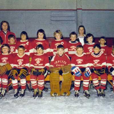 Photograph- Capreol Credit Union Hockey Team Group Photograph Unknown People