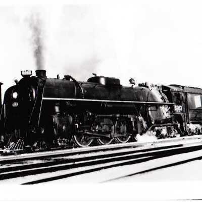 Photograph, CNR Steam Engine 6263