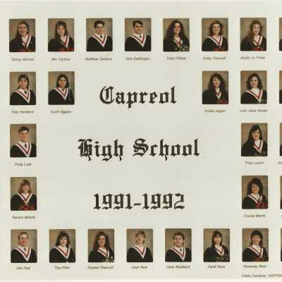 Capreol High School Graduating Class Photo, 1991-1992