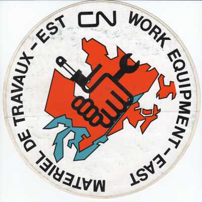 CN Work Equipment - East sticker