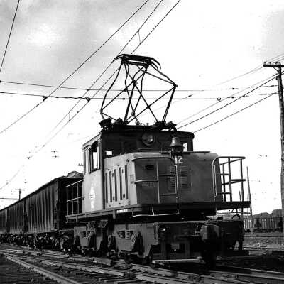 Photograph, INCO Loco #112 & Sand.