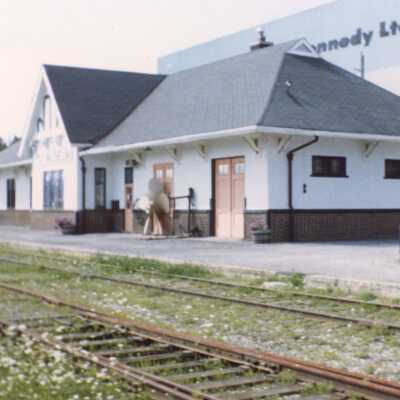 Photograph, CNR Station, Owen Sound, Ontario, Canada.