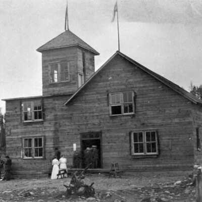 Photograph, Sellwood Local, Finnish section of the Socialist Party of Canada, Sellwood, Ontario.