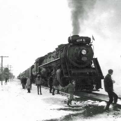 Photograph, CNR 6218 Steam Excursion.