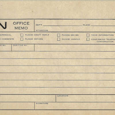 Canadian National: Office Memo