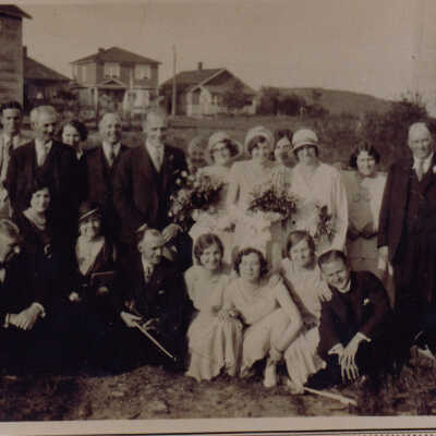 Photograph- Laura Moore and Bill Johnson's Wedding Photograph