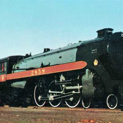 Photograph, Postcard, Canadian Pacific 2858, Museum of Science and Technology.