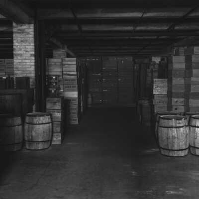Photograph, Canadian National Railways (CNR) terminal warehouse.
