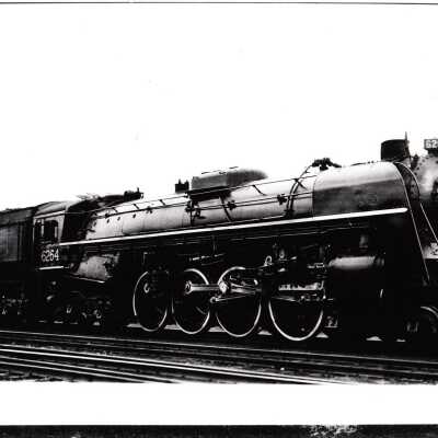 Photograph, CNR Steam Engine 6264