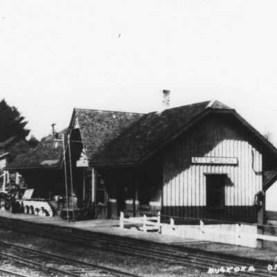 Photograph, CNR Utterson Station, Utterson, Ontario.