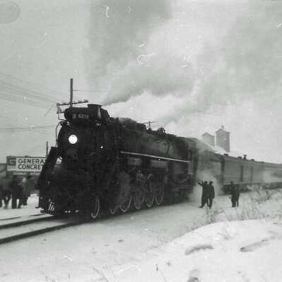 Photograph, CNR 6218 Steam Excursion.