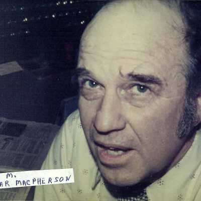 Photograph, Oscar MacPherson.