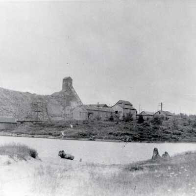Photograph, Garson Shaft and Dump Looking North West, International Nickel Co, Copper Cliff, Ontario, 1929, National Photography Collection.