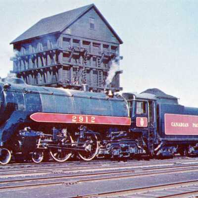 Photograph, Postcard, Canadian Pacific 2912, Winnipeg, Manitoba, May 2 1953.