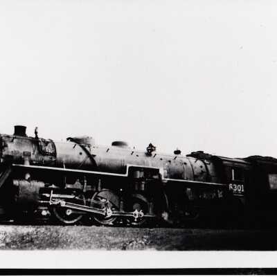 Photograph, CNR Steam Engine 6301