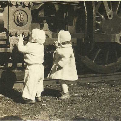Photograph, Unknown Children, Sloman School Car.