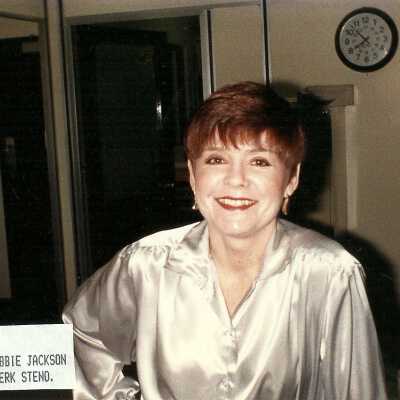 Photograph, Bobbie Jackson, Clerk Stenographer.