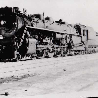 Photograph, CNR Steam Engine 6124